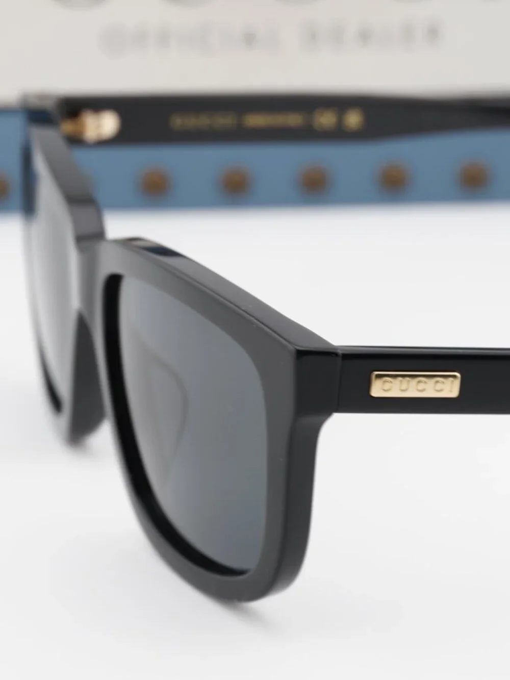 Gucci GG1317SA 001 Square Sunglasses - Black/Grey